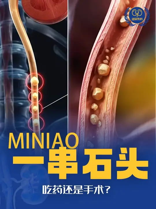 一串结石，我们是震波还是手术？？
