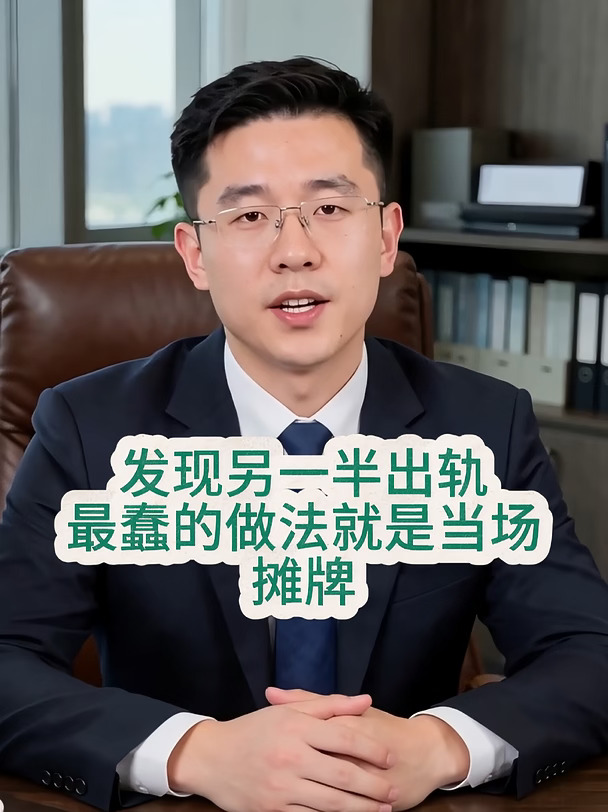 发现另一半出轨，最蠢的做法就是当场摊牌