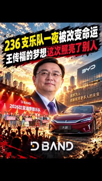 唱了十年台下只有几十人，直到他们遇见了比亚迪，用音乐点亮新征程！