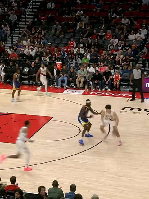 #NBA[超话]##杨瀚森季前赛6分3助攻##开拓者季前赛战胜勇士#NBA季前赛，开拓者主场迎战勇士