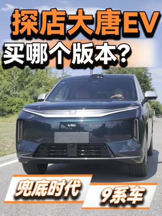 首推950版本！兜底时代得看比亚迪！大唐EV