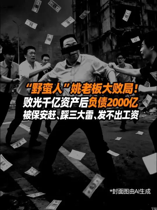 潮汕大佬姚老板彻底出局，负债2000亿背后现实太残酷