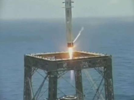 长征10号乙火箭子级回收实况