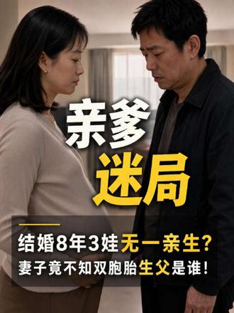 结婚8年3娃无一亲生，双胞胎生父是谁无人知，汉中男子太憋屈了 #汉中 #合法维护自身权益 #家庭剧情