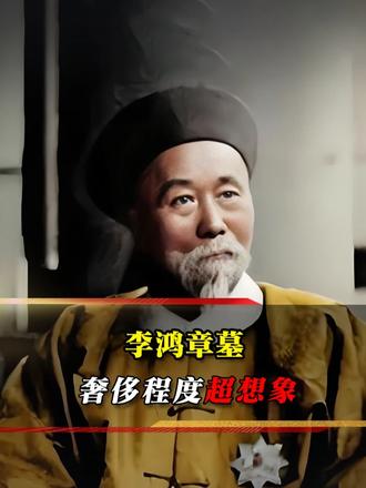 1958 年李鸿章墓被发掘，黄马褂遗体完好，陪葬规制超想象