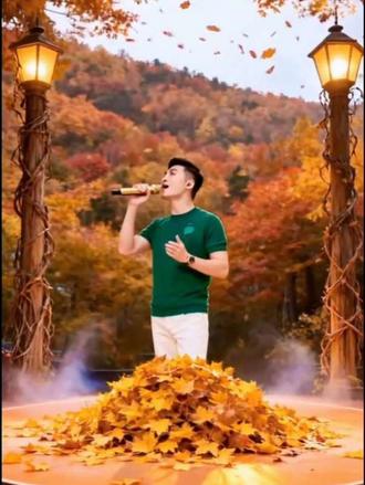 秋叶飘落