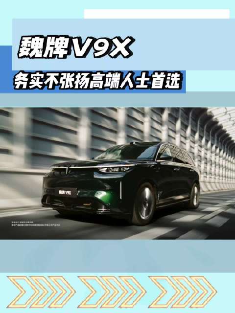 通勤自驾更从容，又兼具豪华质感，魏牌V9X正是高端人士心中所选