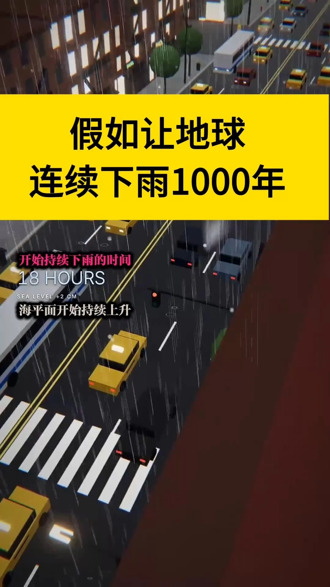 假如地球连续下雨1000年，会发生什么？