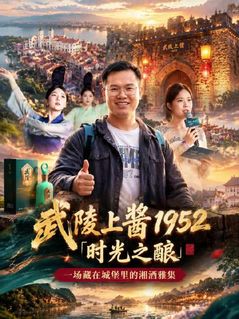 #贵客来武陵开# 来长沙华谊电影小镇别只知道拍照！ 赴一场武陵上酱 1952「时光之酿」之约，邂逅城