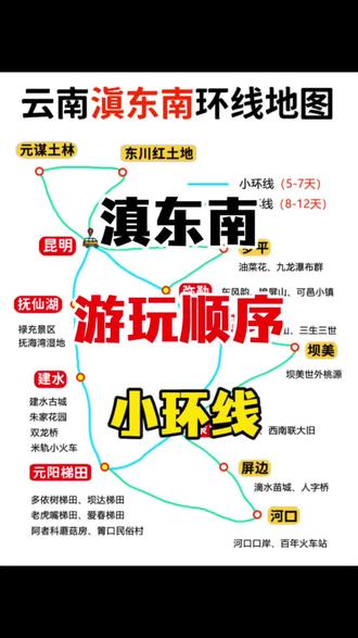 云南滇东南小环线怎么玩？ 滇东南小环线正确的游玩顺序