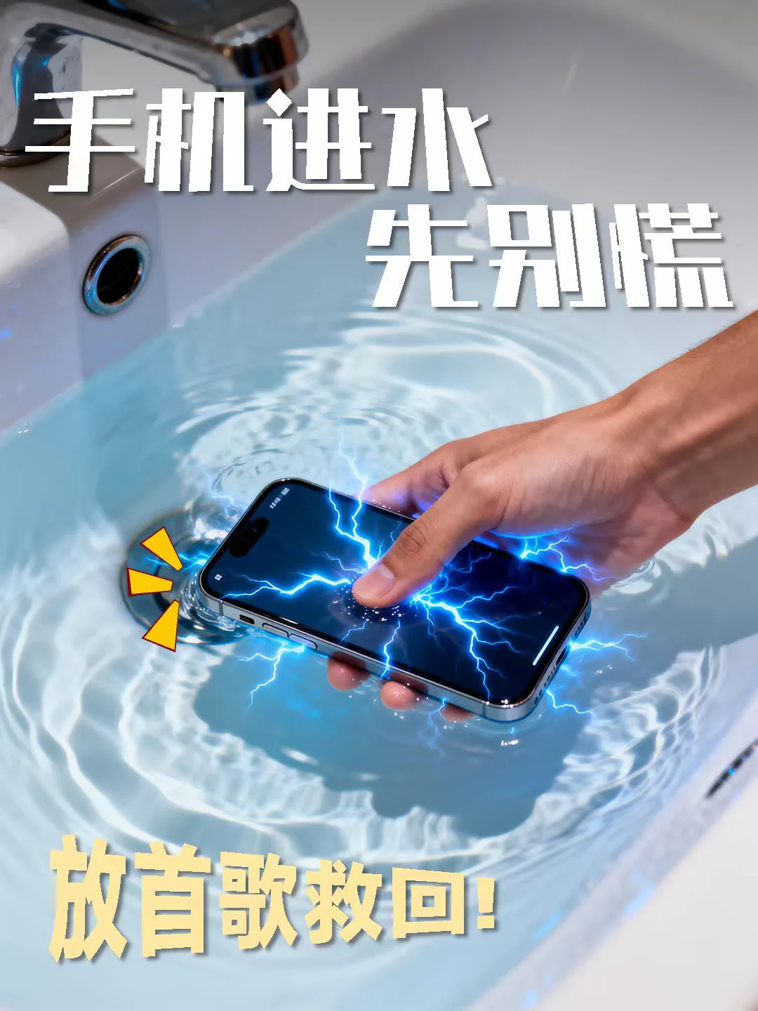手机进水，先别慌！