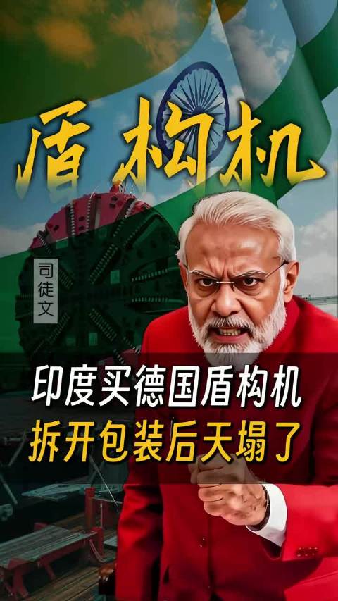 印度买德国盾构机，包装拆开后天塌了