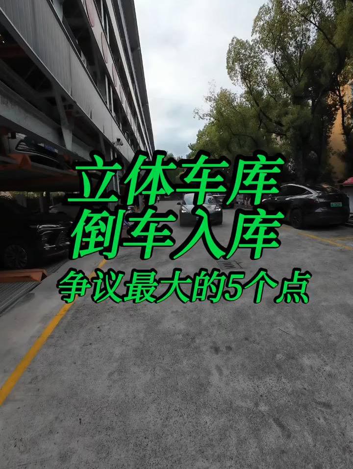 #立体车库倒库挑战# 5个争议点，你敢接招吗？
