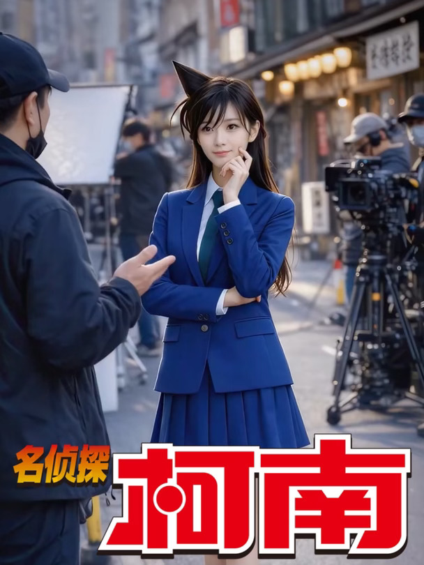 🕵🏻《名侦探柯南》真人拍摄现场，经典重制！