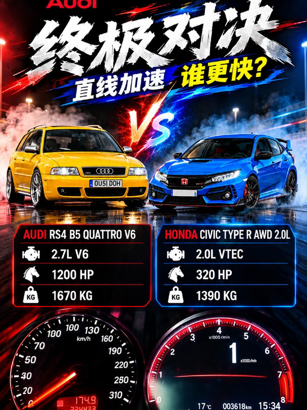 马力差近4倍，TypeR是否还能以下犯上？
