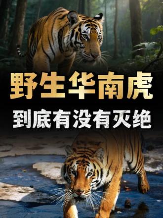 江西惊现野生华南虎，此前被证实灭绝，消失25年为何再次出现？ （1）