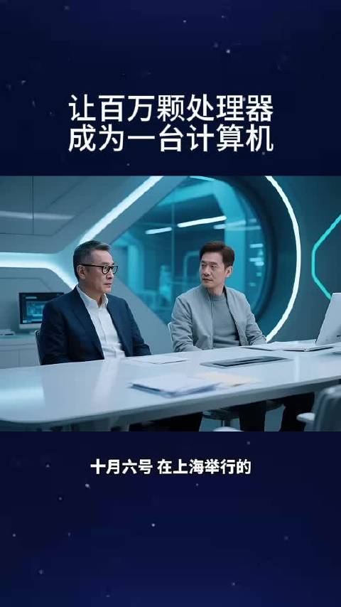 让百万颗处理器，成为一台计算机 #算力##科技##人工智能[超话]##昇腾#