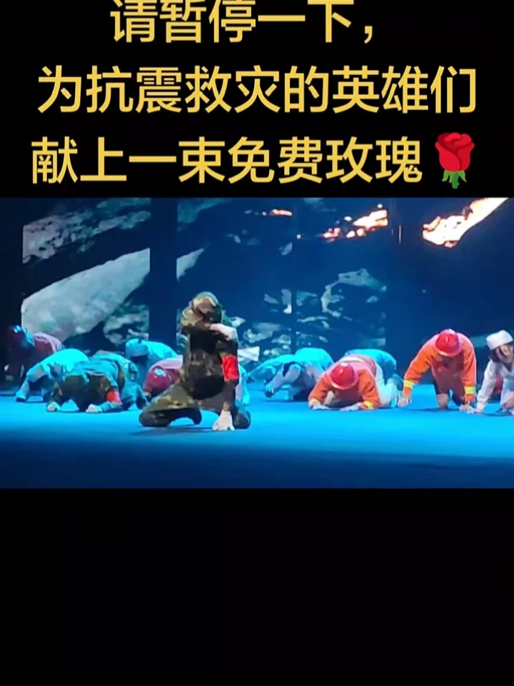 为抗震救灾的英雄们献上一束花🌸