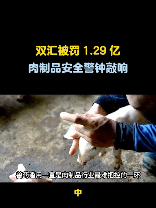 双汇被罚 1.29 亿，肉制品安全警钟敲响