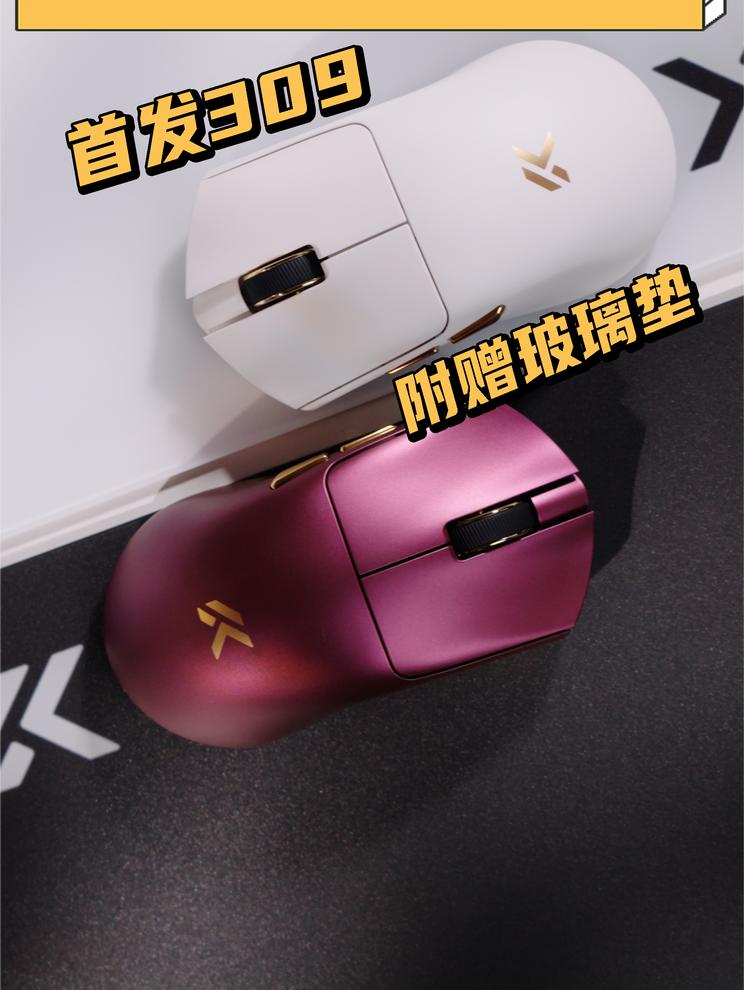 309 的鼠标还送玻璃鼠标垫！这不是赢麻了？