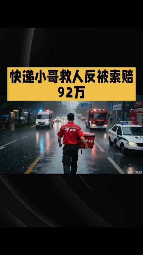 #快递小哥救助老人反被索赔#一次扶老人被讹，会不会压到善良？好在京东公司给李金阳派了法务团队托底，善