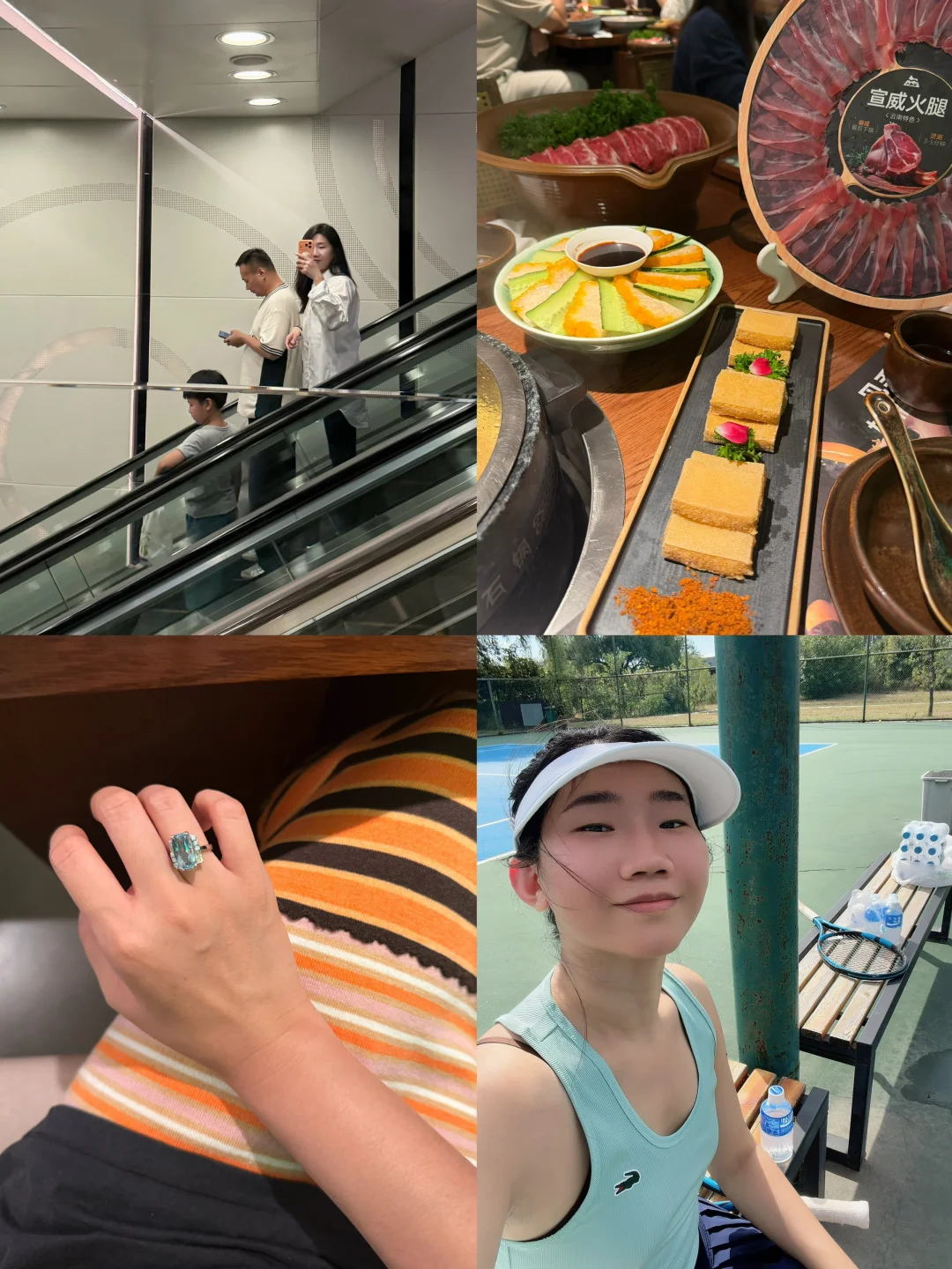 一家三口日常｜运动不能停｜餐厅吃饭