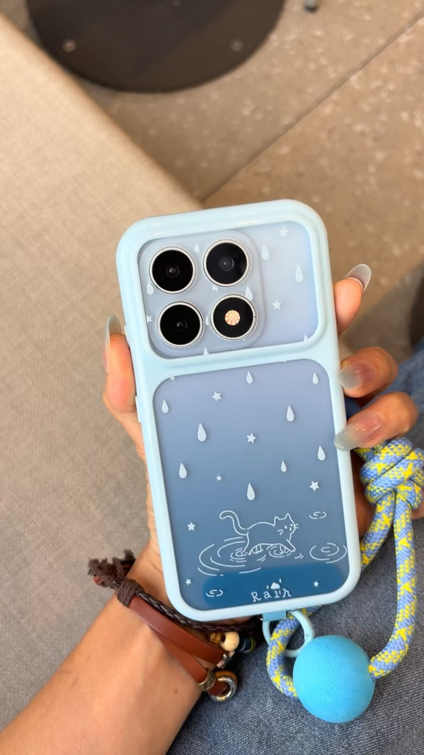 会下雨的小米手机壳！！