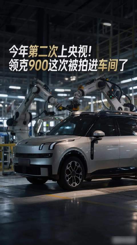 今年第二次上央视！领克900这次被拍进车间了#智竞未来##领克900#