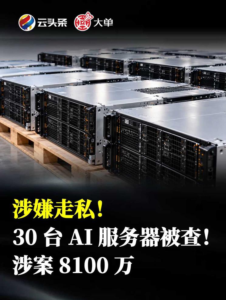 涉嫌走私！30 台 AI 服务器被查！涉案 8100 万