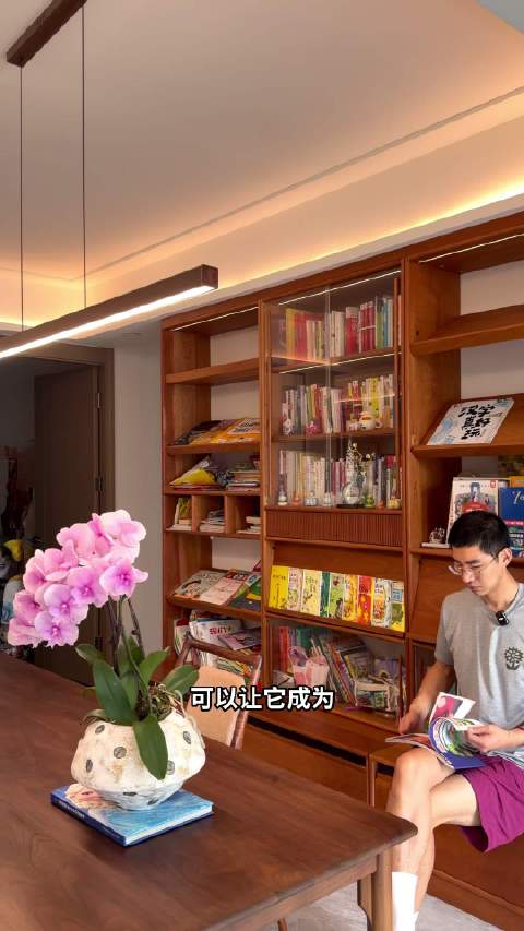 家里做一个这样的卡座书柜，会不会很不实用？#装修爆改计划##我的装修日记# ​