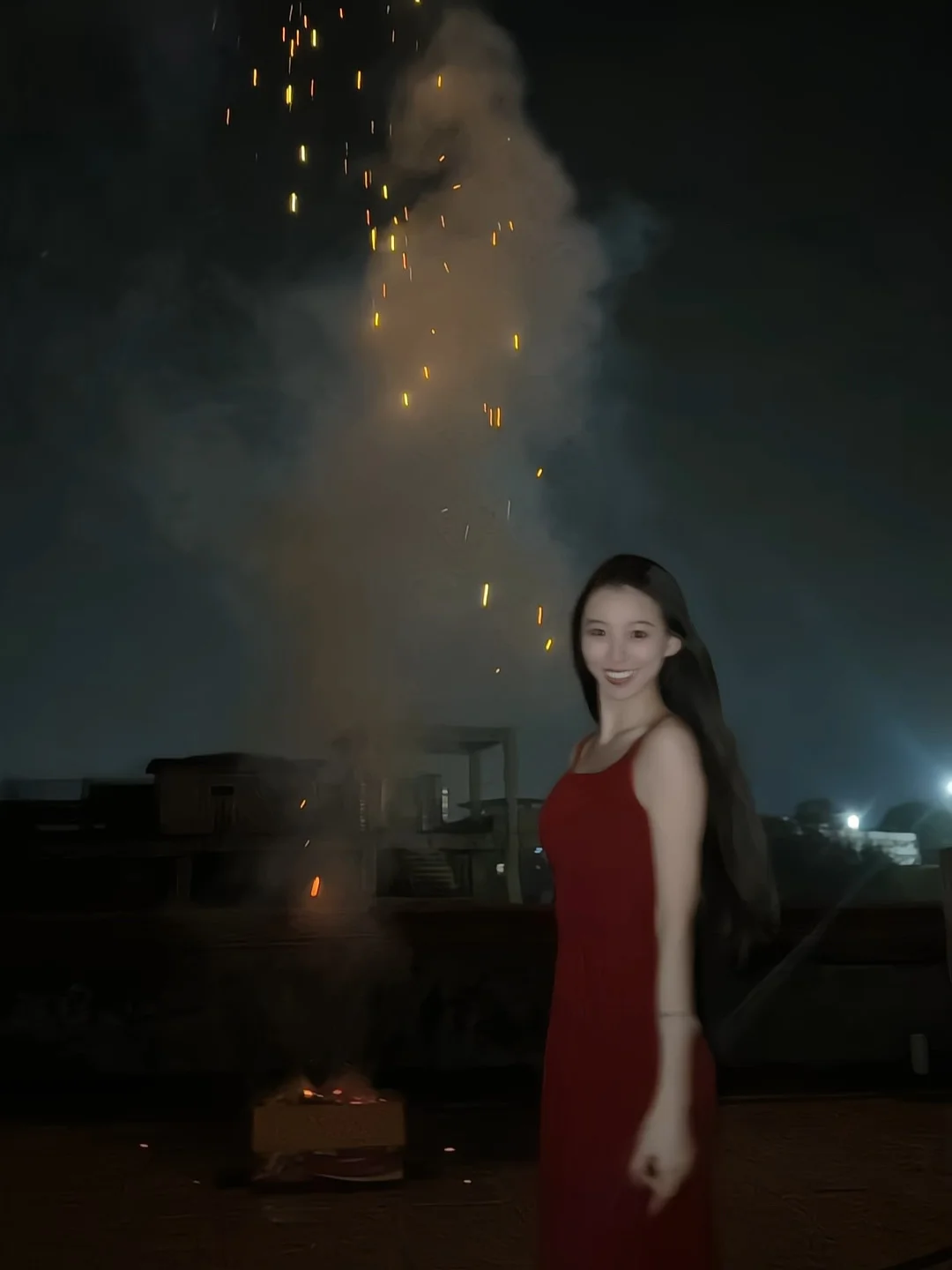 在烟花下祝我们都得偿所愿