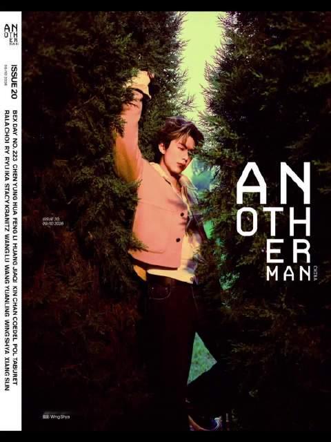 #封面大赏#镜头之下，看见既熟悉又陌生的自己。@王鹤棣_Dylan 登Another Man中文版第