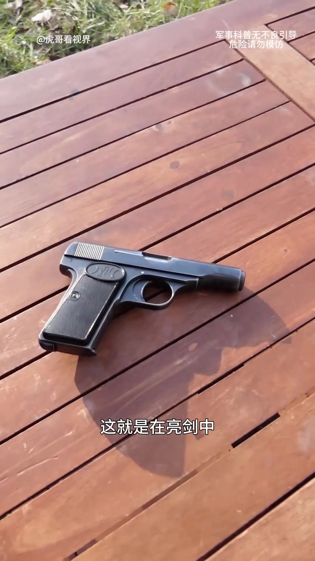 勃朗宁m1910，俗称花口撸子