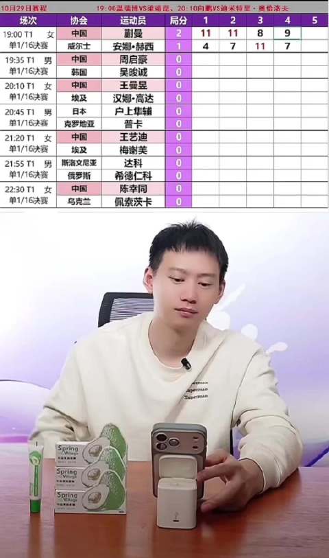 蒯曼vs安娜·赫西  比赛一下子开始紧张了起来，大比分2-2，来到了决胜局了，大丫头你努努力