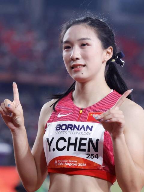 17岁小飞人陈妤颉极限在哪？承认亚运决赛太紧张，训练数据很惊人 17岁小飞人陈妤颉在逆风0.4米每秒