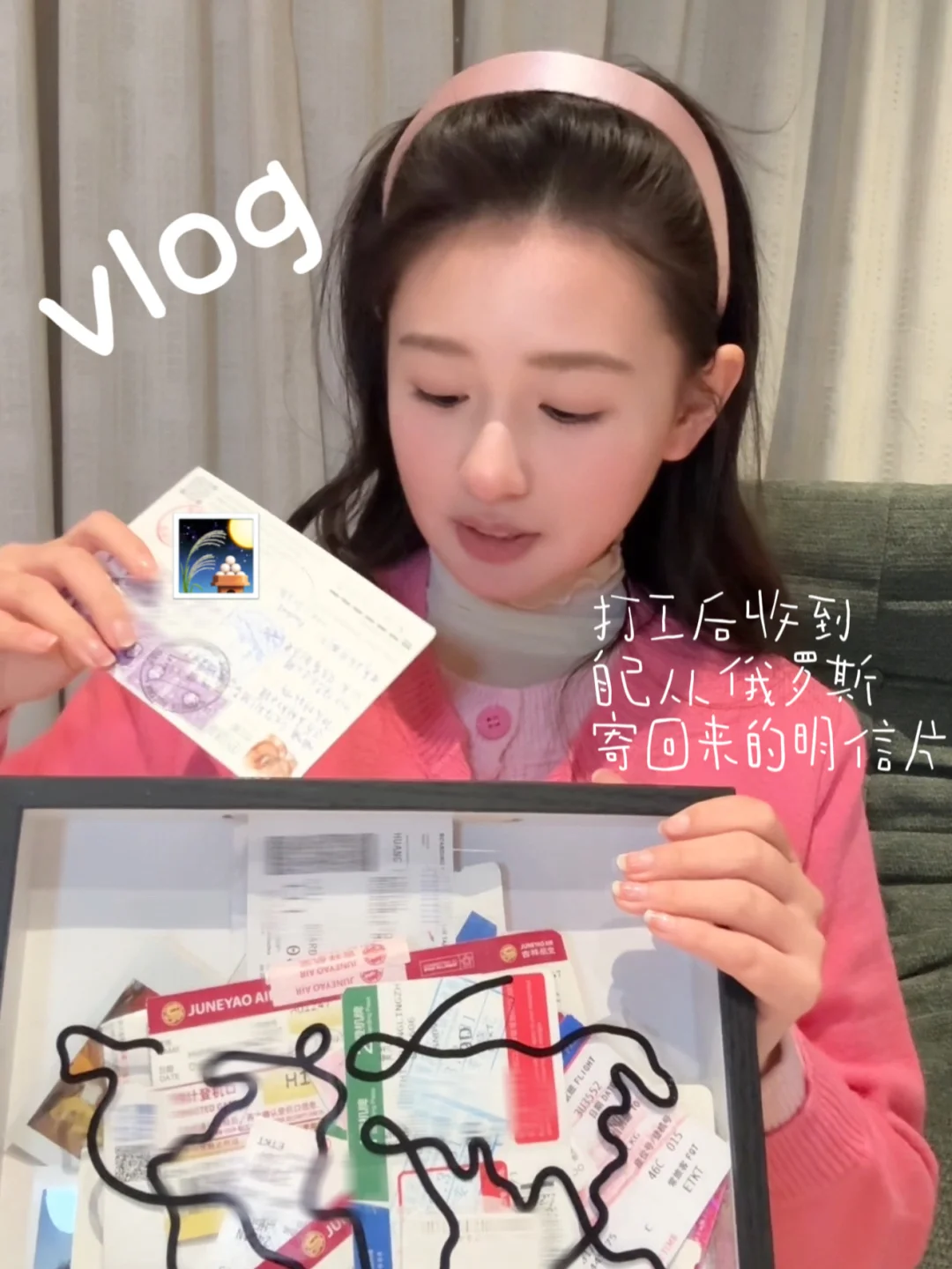 模特为重庆商场拍摄春日美陈🌷幸福回信📮