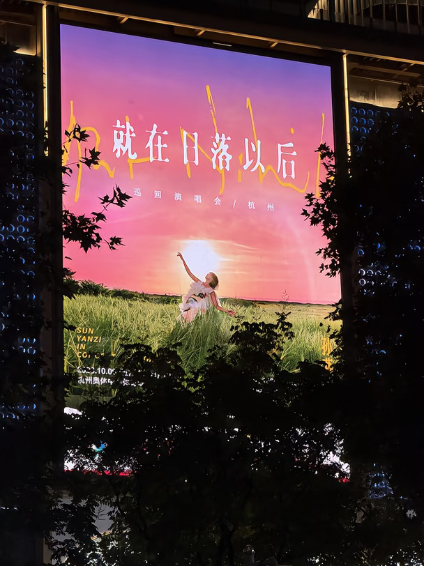 杭州 已进入孙燕姿频道