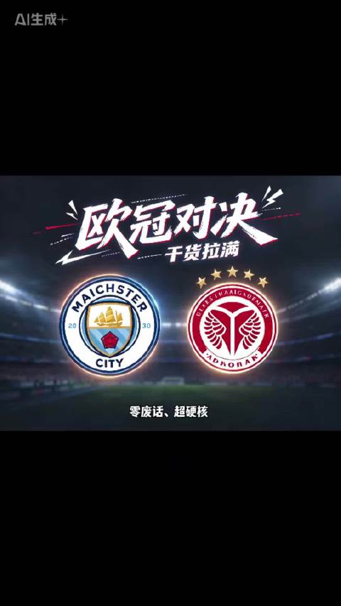 10月20日周二，欧冠曼城对阵雅典AEK，伤停情况与阵型战术一并解读，看球前先把两队情况了解清楚
