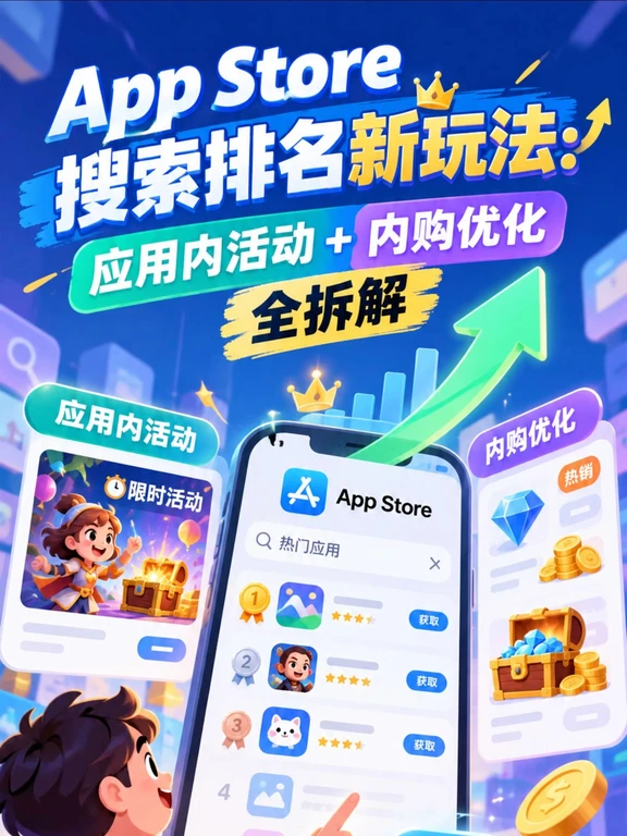 搜索排名新玩法：应用内活动+内购优化全拆解