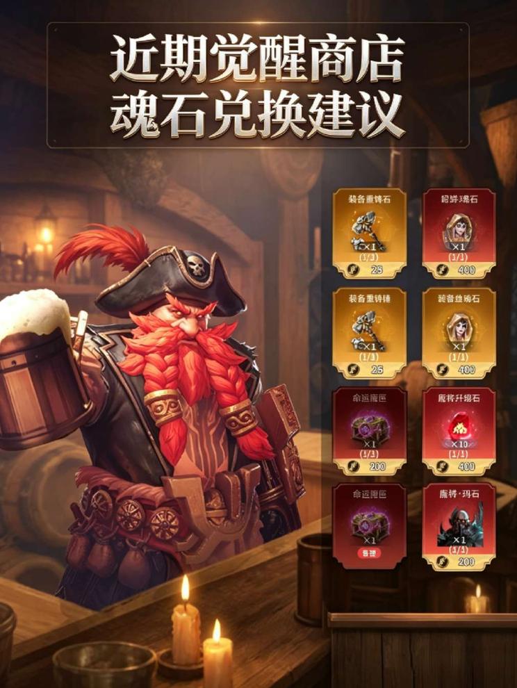 11月16日前魂觉醒商店魂石兑换建议!几位潜力角色可考虑!
