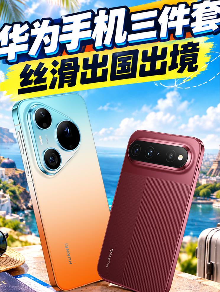 华为手机三件套 丝滑出国出境
