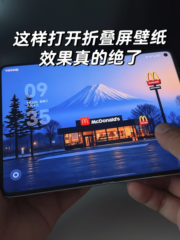 鸿蒙7加上动态壁纸，绝了