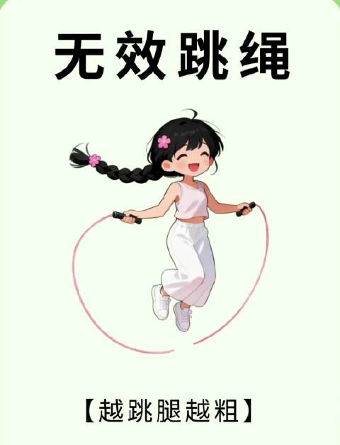 真心劝大家不要再无效跳绳了(附跳绳全教程)很多人跳绳减脂越跳越挫败：跳完浑身疼、体重没变化、还容易伤
