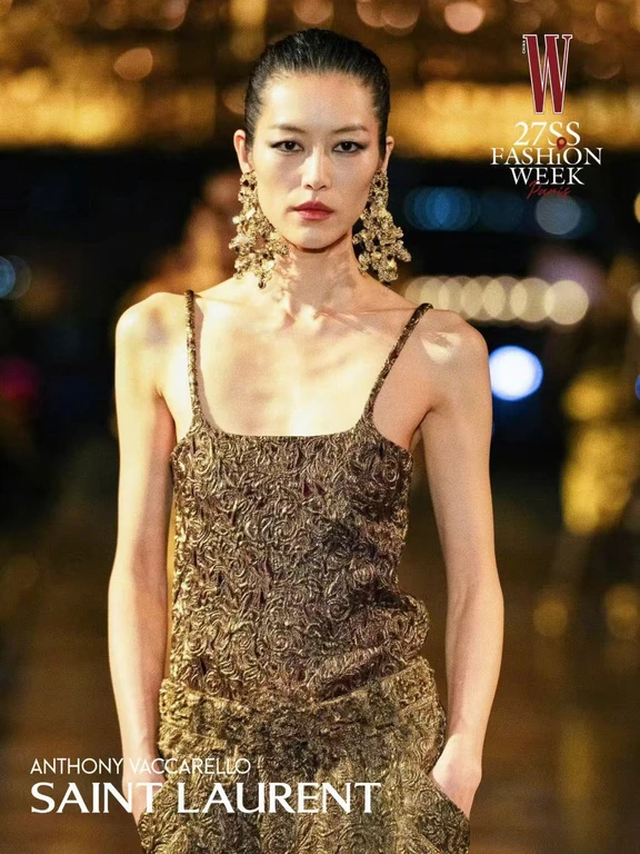 Saint Laurent，金色是太阳，黑色是落幕