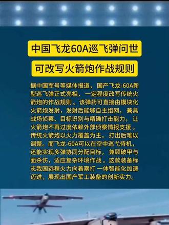 中国飞龙60A巡飞弹问世
