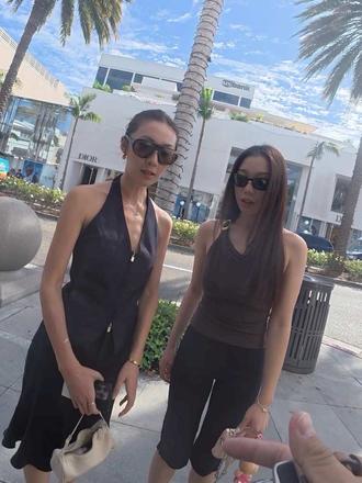 洛杉矶街拍中国小姐姐 街头搭讪闺蜜，想谈恋爱了