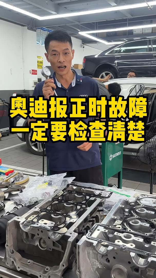 奥迪A8L正时故障，一定要检查清楚