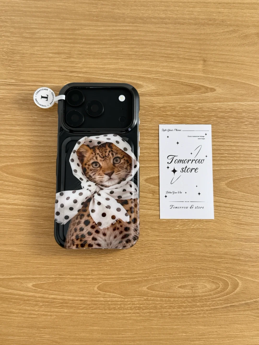 18pro🖤🤎波点头巾小花豹🐆
