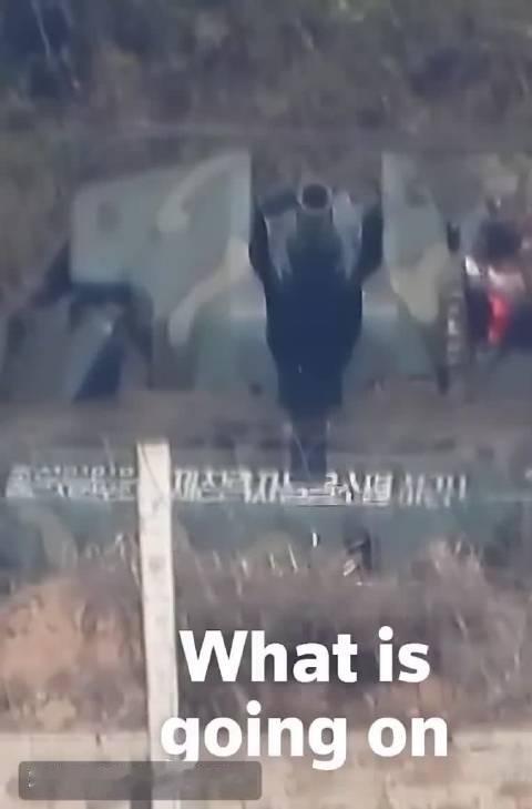 记者在南北韩边境的报道  ​​​