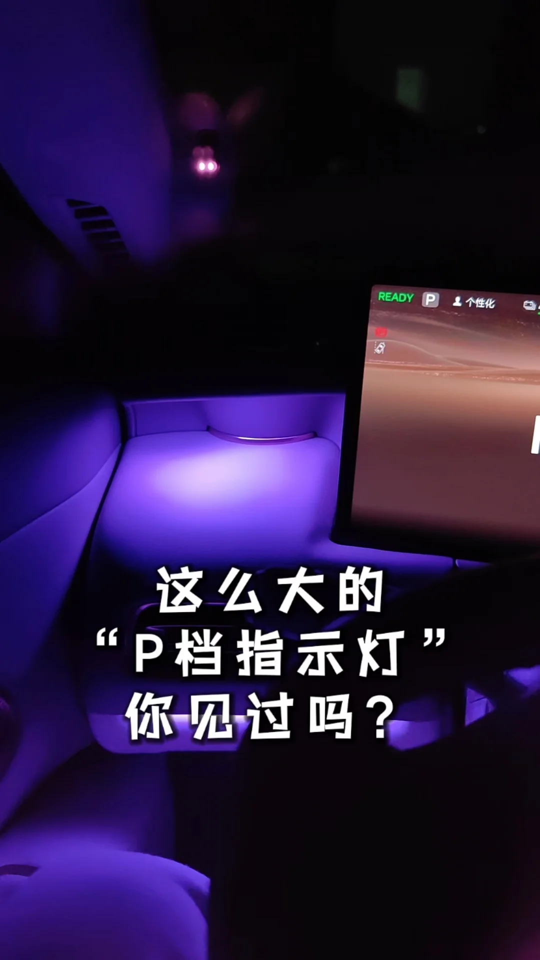 智己超大号p档指示灯